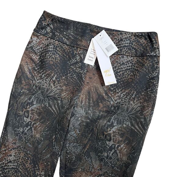 Up! Luxe Amazonia Pants 6 Womens Ponte Full Length Tummy Control Slimming New - Picture 7 of 10